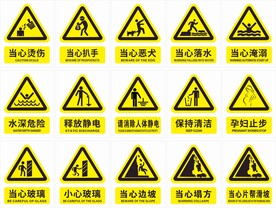 警示牌