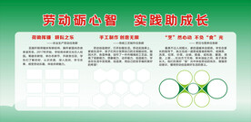 小学劳动展板