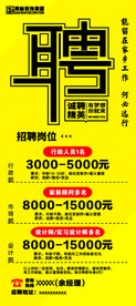 招聘海报图   装修公司招聘