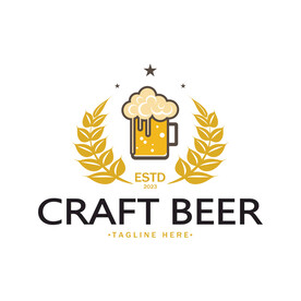 啤酒图标logo
