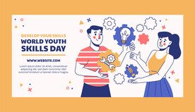 人物素材卡通人物工作汇报办公