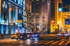 外滩夜景图片