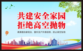 拒绝高空抛物