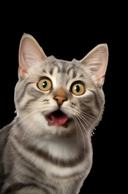 免抠可爱宠物表情小猫