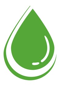 矢量绿色水滴