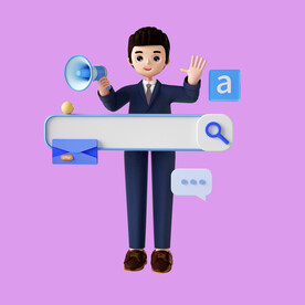 3D商务人士