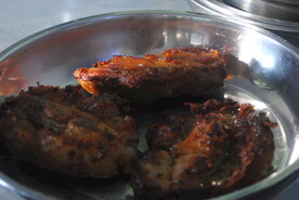 厨房美食拷鸡翅