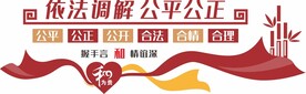 和为贵文化墙