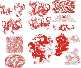 龙案剪纸