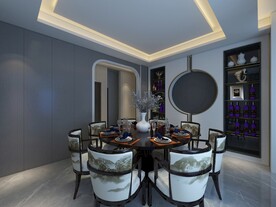现代客餐厅效果