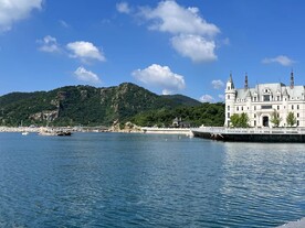 岛屿 城堡 大海 