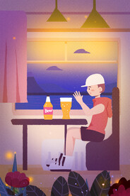 人物插画场景