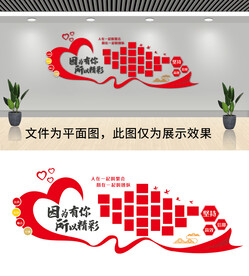 员工风采文化墙