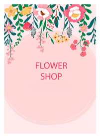 花店海报
