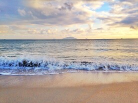 海滩日出日落摄影