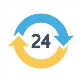 24小时服务图标