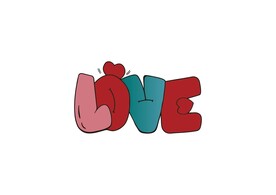 LOVE英文字体设计