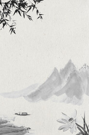 中国风山水画
