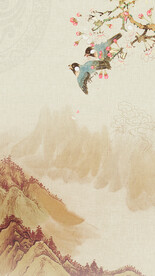 中国风山水画