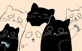卡通龙猫桌面壁纸