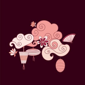 矢量祥云中国风素材