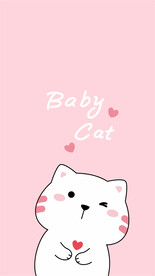 可爱的小猫