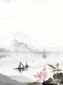 荷花背景