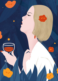 美女与酒