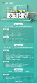 房地产校园招聘展架