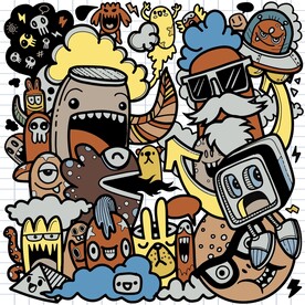 矢量创意设计插画