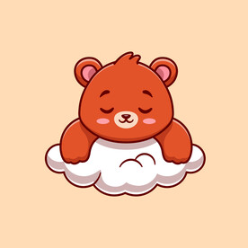 可爱卡通熊