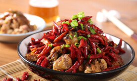 辣子鸡炒菜