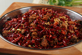 辣子鸡炒菜