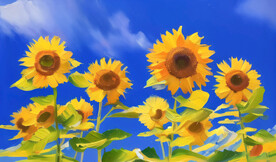 花卉油画