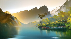 油画风景