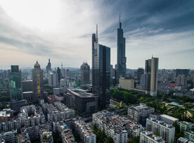 远眺南京市中心