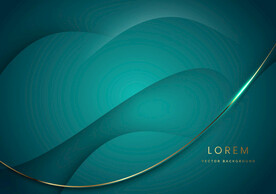 绿色华丽曲线背景