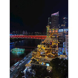 重庆洪崖洞夜景