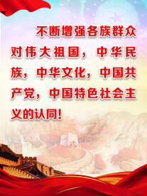 民族团结五个人认同