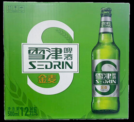 雪津金麦啤酒