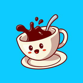 可爱卡通咖啡杯