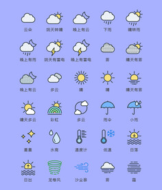 天气图标