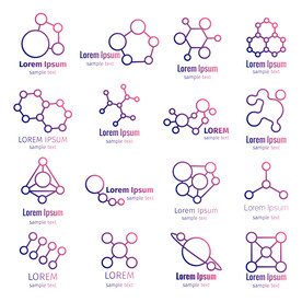 物理分子图谱矢量元素