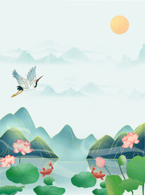  荷花背景