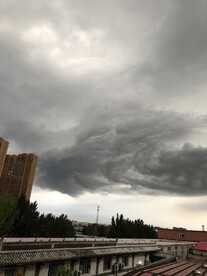 下雨前