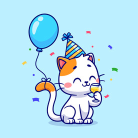 可爱卡通小猫咪