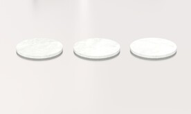3D大理石展台 白色磨砂背景 