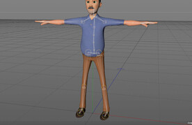 C4D模型 卡通人物  