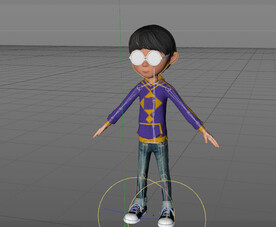  C4D模型 卡通人物  