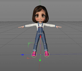 C4D模型 卡通人物